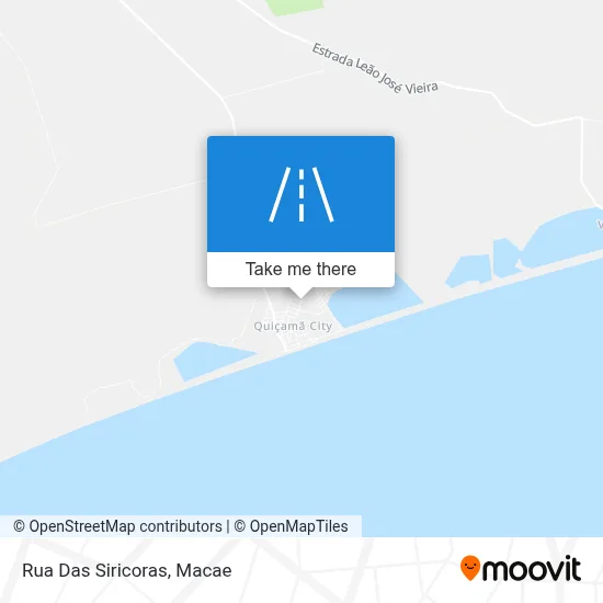 Rua Das Siricoras map
