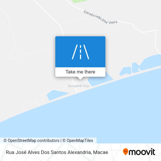 Rua José Alves Dos Santos Alexandria map