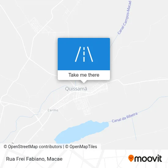 Rua Frei Fabiano map