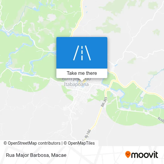Rua Major Barbosa map