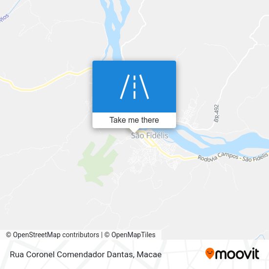 Rua Coronel Comendador Dantas map
