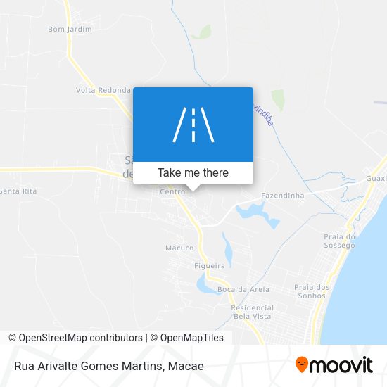Rua Arivalte Gomes Martins map