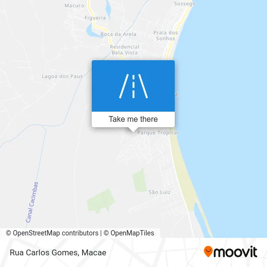 Rua Carlos Gomes map