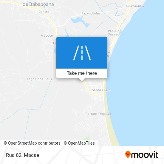 Rua 82 map