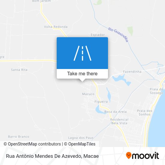 Rua Antônio Mendes De Azevedo map