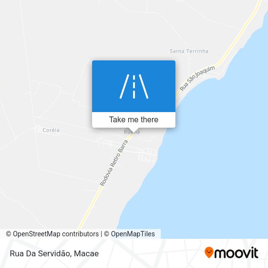 Rua Da Servidão map