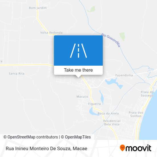 Rua Inineu Monteiro De Souza map