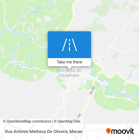 Rua Antônio Matheus De Oliveira map