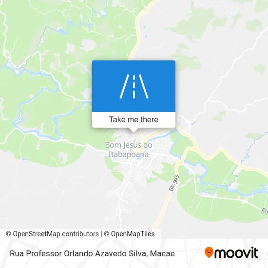 Rua Professor Orlando Azavedo Silva map