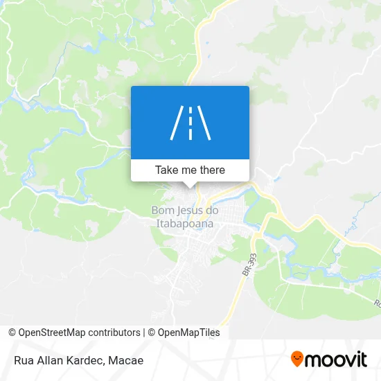 Rua Allan Kardec map