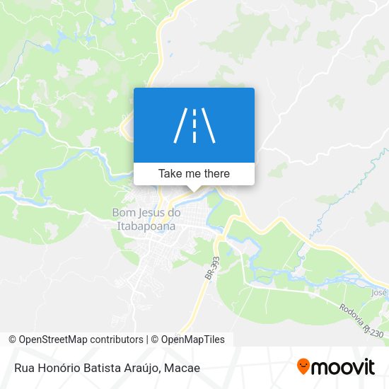 Rua Honório Batista Araújo map
