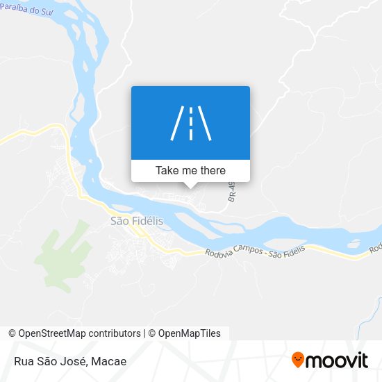 Rua São José map