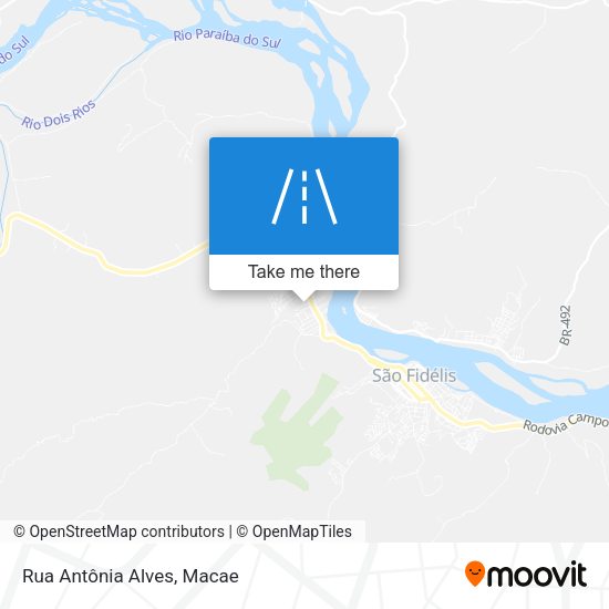 Rua Antônia Alves map