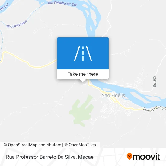 Rua Professor Barreto Da Silva map