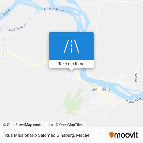 Rua Missionário Salomão Ginsburg map