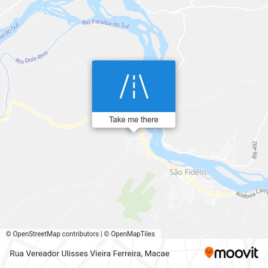 Rua Vereador Ulisses Vieira Ferreira map