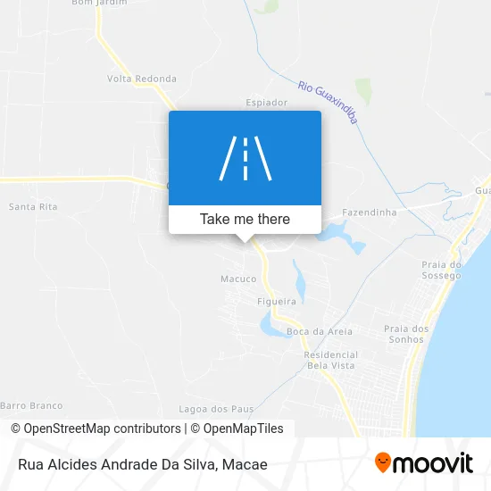 Rua Alcides Andrade Da Silva map