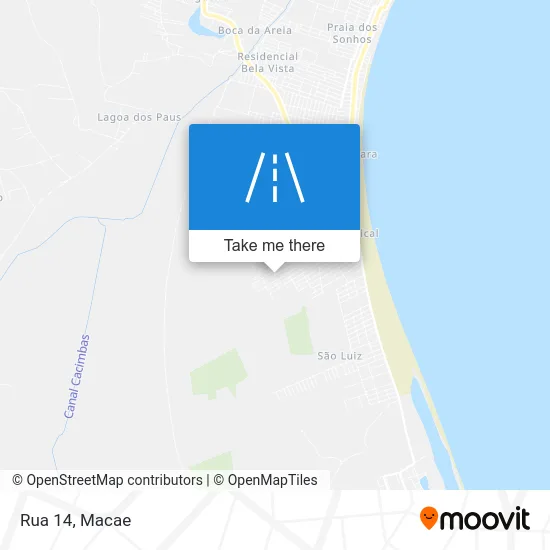 Rua 14 map