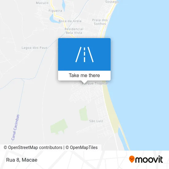 Rua 8 map