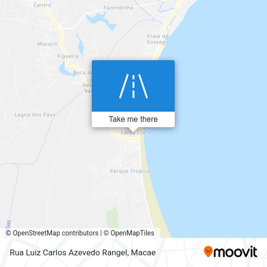 Rua Luiz Carlos Azevedo Rangel map