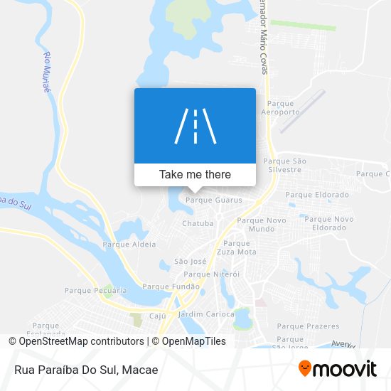 Rua Paraíba Do Sul map