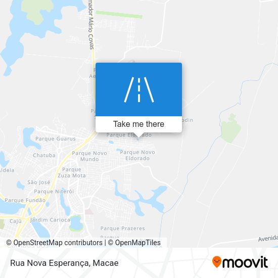 Rua Nova Esperança map