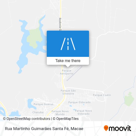 Rua Martinho Guimarães Santa Fé map