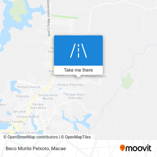 Beco Murilo Pelxoto map
