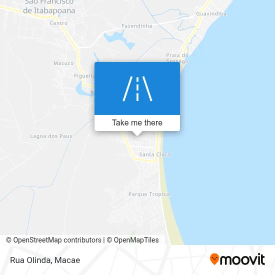 Rua Olinda map