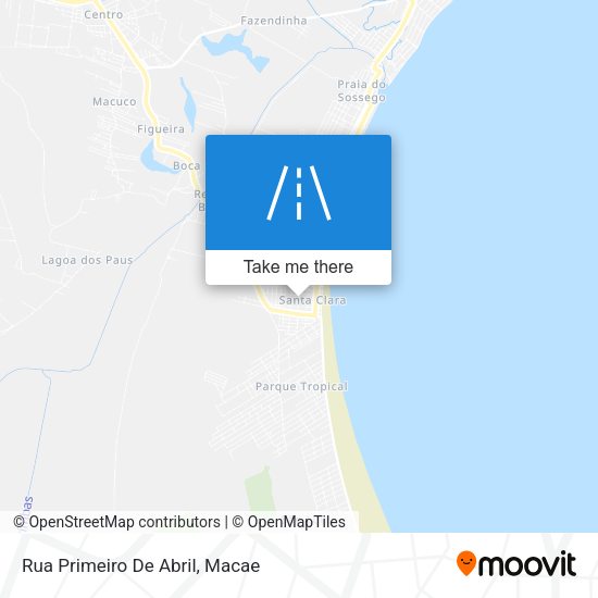 Rua Primeiro De Abril map
