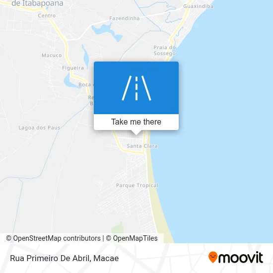 Rua Primeiro De Abril map