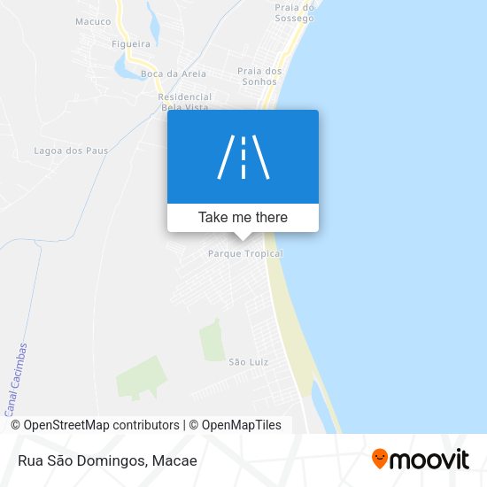 Rua São Domingos map