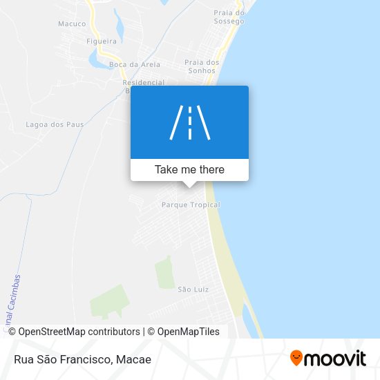 Rua São Francisco map