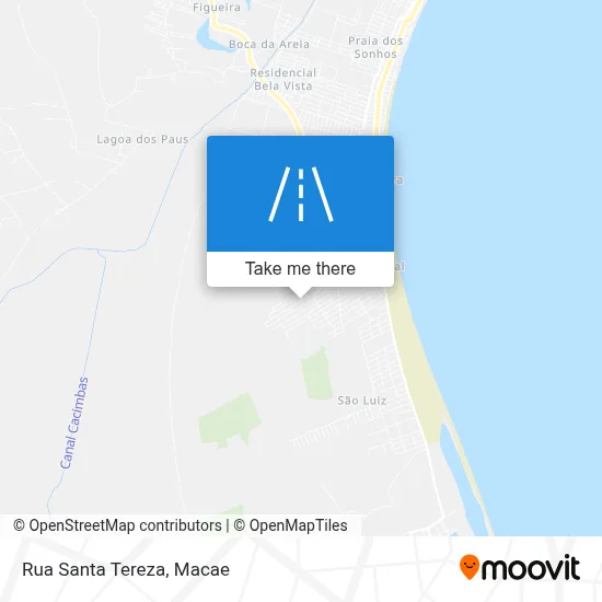 Rua Santa Tereza map