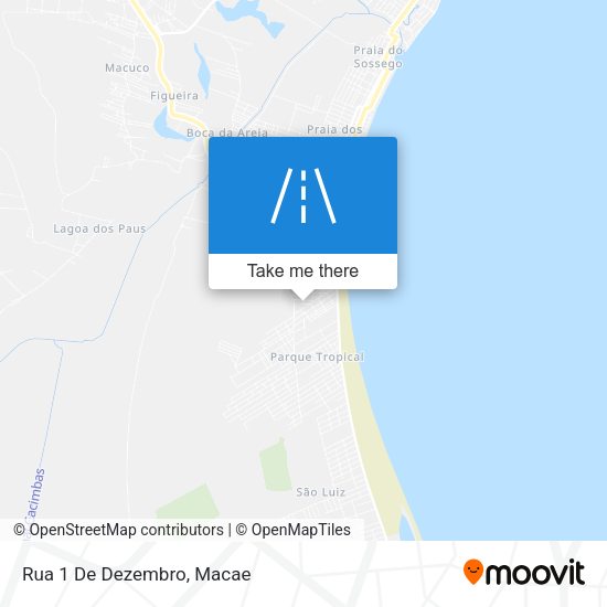 Rua 1 De Dezembro map