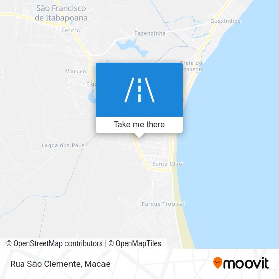 Rua São Clemente map