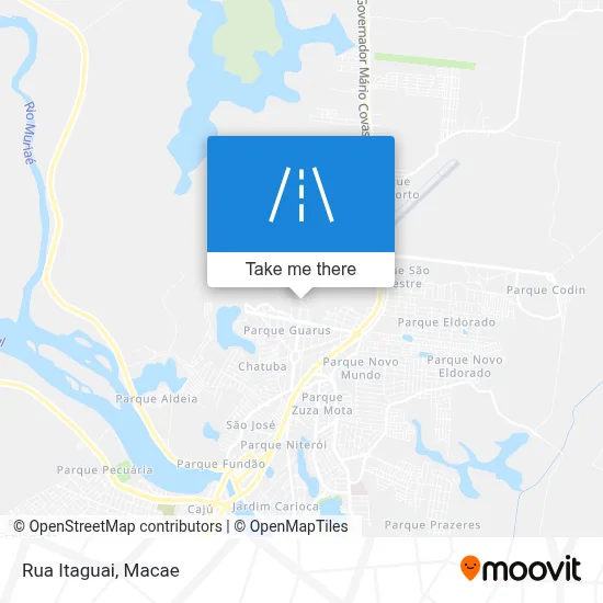 Rua Itaguai map