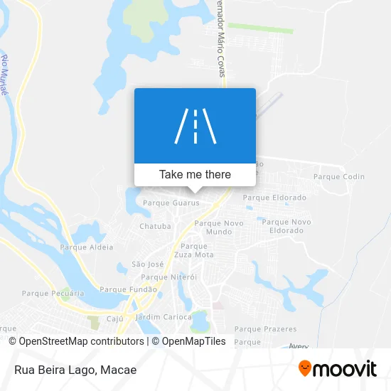 Rua Beira Lago map