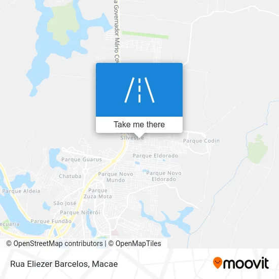 Rua Eliezer Barcelos map