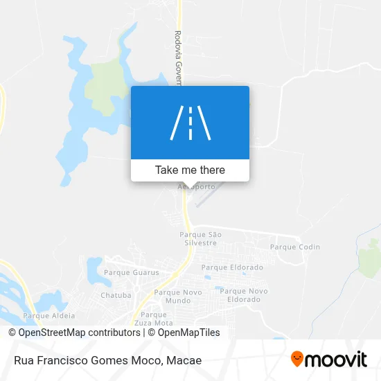 Rua Francisco Gomes Moco map