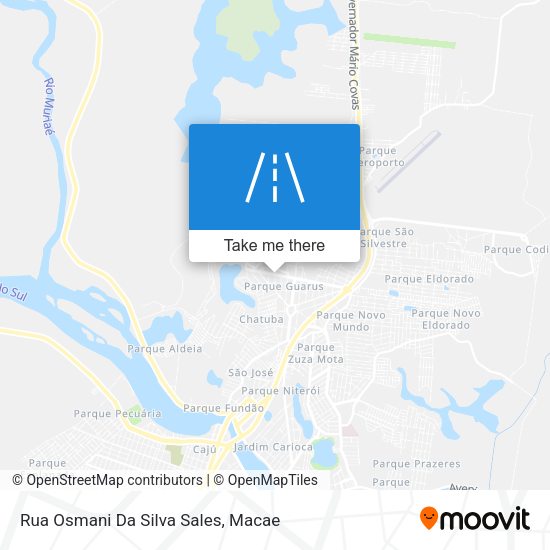 Rua Osmani Da Silva Sales map