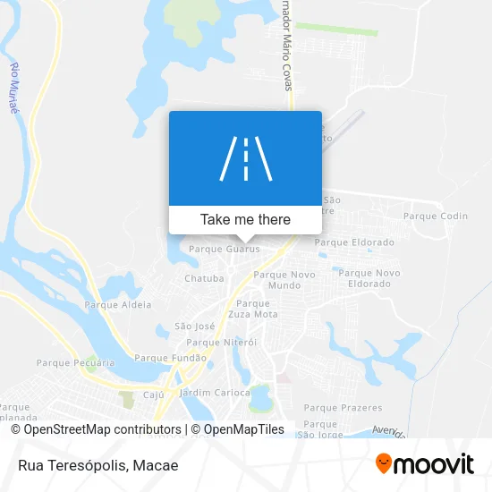 Rua Teresópolis map