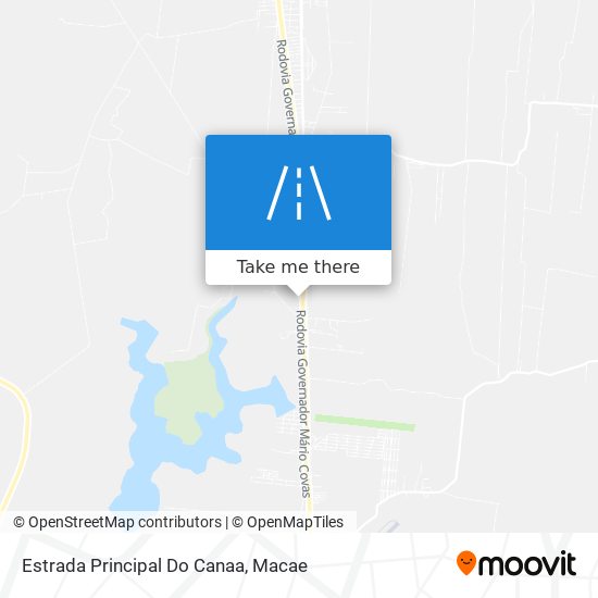 Estrada Principal Do Canaa map