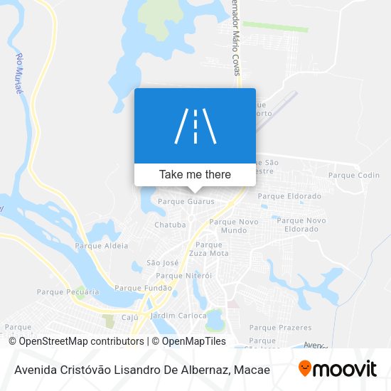 Avenida Cristóvão Lisandro De Albernaz map