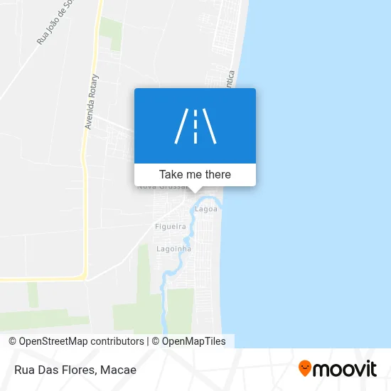 Rua Das Flores map