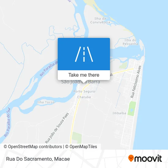 Rua Do Sacramento map