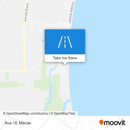 Rua 18 map