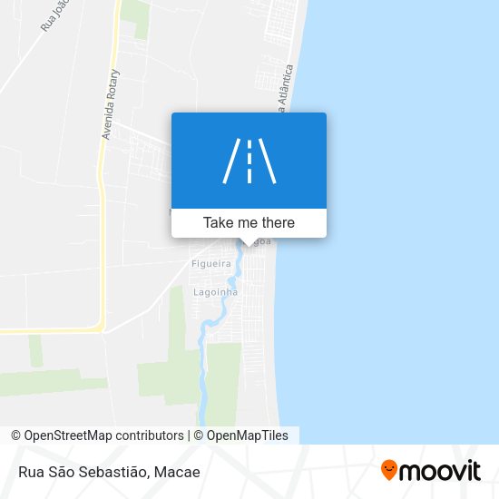 Rua São Sebastião map