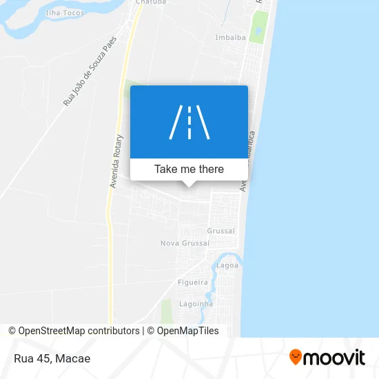 Rua 45 map