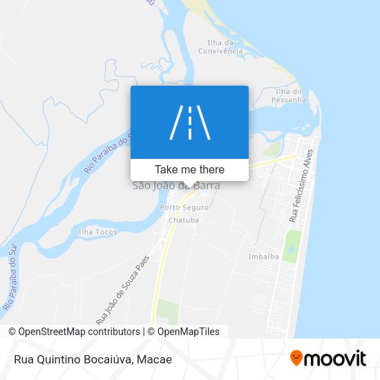 Rua Quintino Bocaiúva map